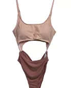 Cut out one piece swimsuit