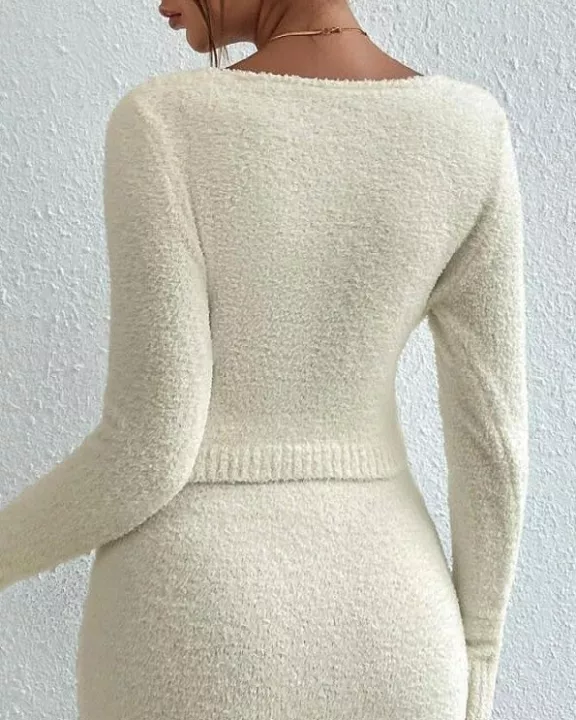 Sweater skirt set