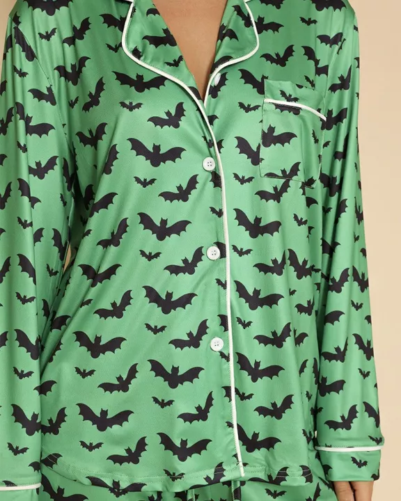 Halloween two piece pajama set