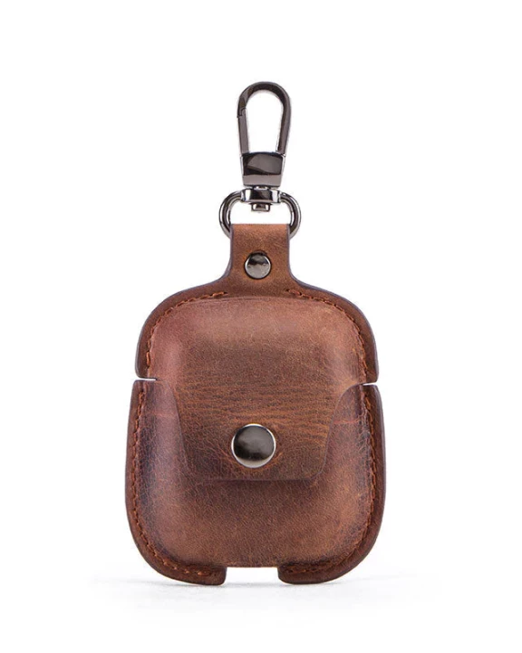 AirPods Leather Case-Brown