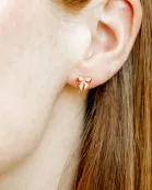Screwback Stud Earrings - Collins Bow