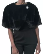 Nina Leonard Faux Fur