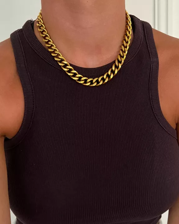 CHUNKY GOLD NECKLACE