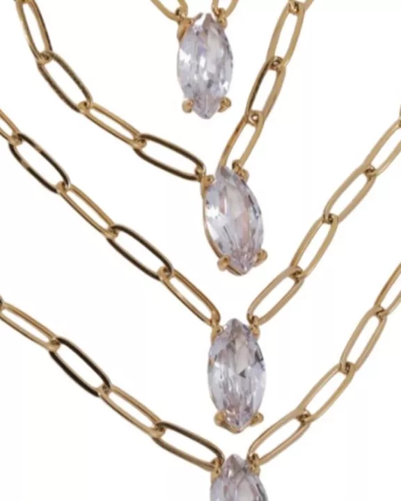 GOLD + DIAMOND PENDANT NECKLACE