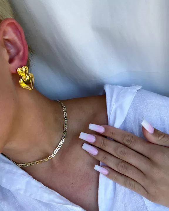 DOUBLE HEART EARRINGS