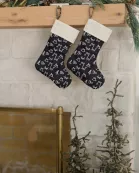 Black Brand Christmas Stocking