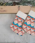 Aztec Christmas Stocking