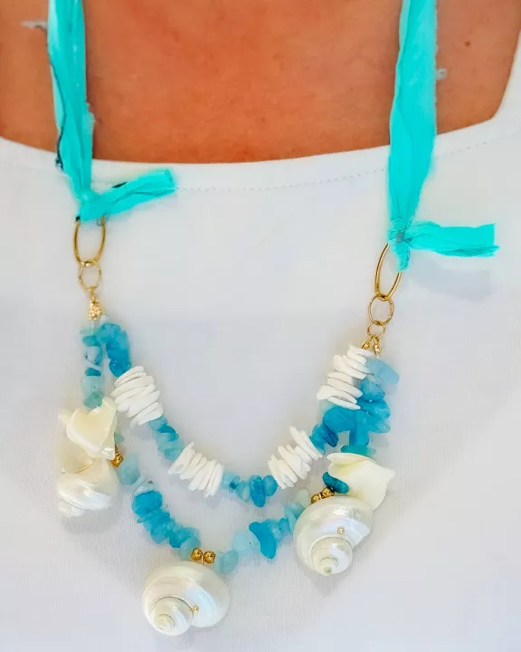 Coastal Glam Statement Necklace