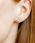 Screwback Stud Earrings - Finley Bow