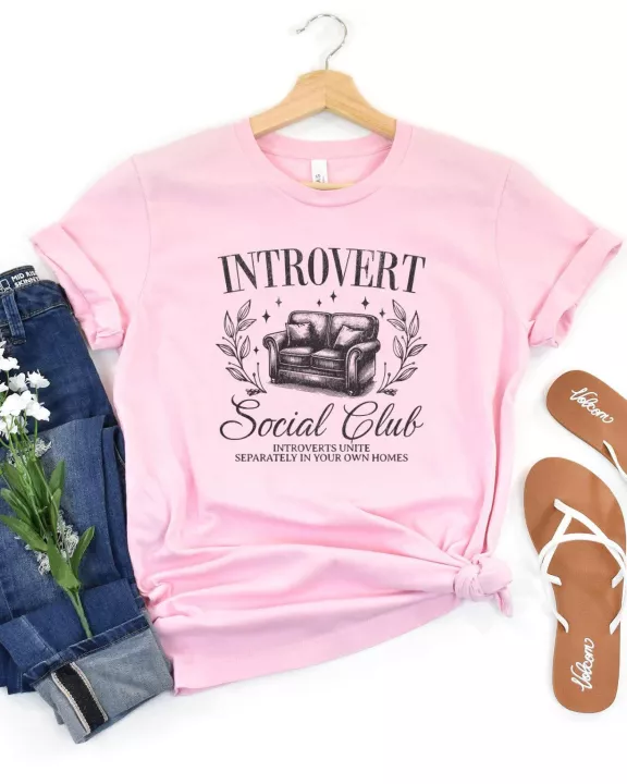 Introvert Social Club Graphic Tee