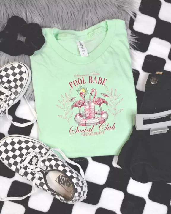 Pool Babe Social Club Graphic Tee