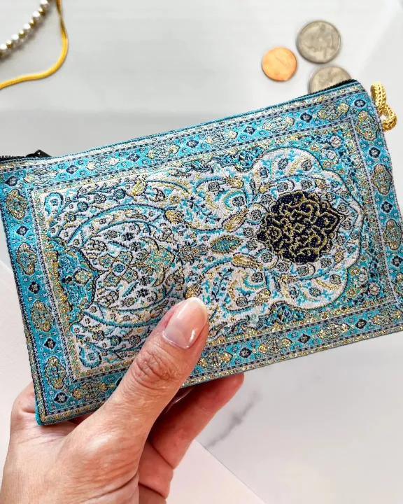Rug Coin Purse Rose