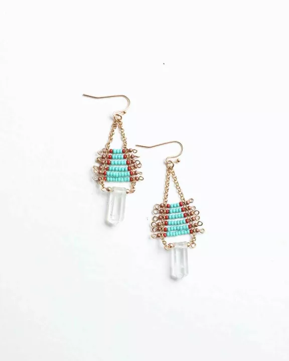 Twila Crystal Drop Earrings