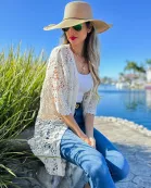 Bold Floral Cardigan
