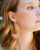 Beaded Tassel Earrings