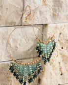 Beaded Tassel Earrings