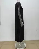 A-Line High Waisted Pleated Dresses