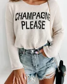 Champagne Please Sweater
