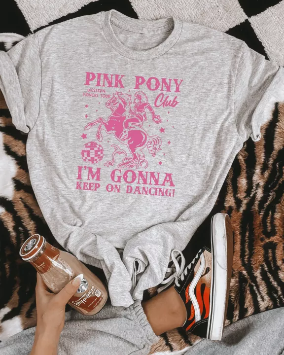 Pink Pony Club Graphic Tee