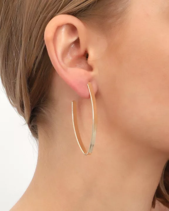 Oval Bar Earrings