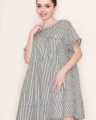 STRIPE SWING SHORT DRESS