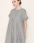 STRIPE SWING SHORT DRESS