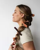 OVERSIZED BOW SLICK BACK PONYTAILS (PACK OF 3)