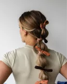 OVERSIZED BOW SLICK BACK PONYTAILS (PACK OF 3)