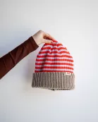 STRIPED BEANIE