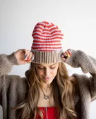 STRIPED BEANIE