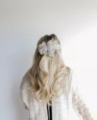 HEART CHARM SCRUNCHIE ( 2 COLORS )