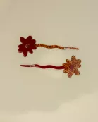 FLOWER FRENCH PINS ( 3 COLORS )