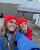RED CHEETAH BEANIE