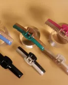 TWO-TONED SHINY MIDI HOLD EVERYTHING CLAW