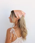 PINK PLAID BANDANA