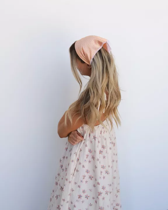 PINK PLAID BANDANA