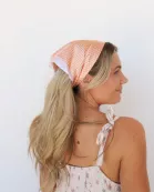PINK PLAID BANDANA