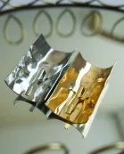 OVERSIZED PONYTAIL CUFF ( GOLD + SILVER )