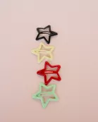 JUMBO STAR CLIPS (4 COLORS) (2 PACK)