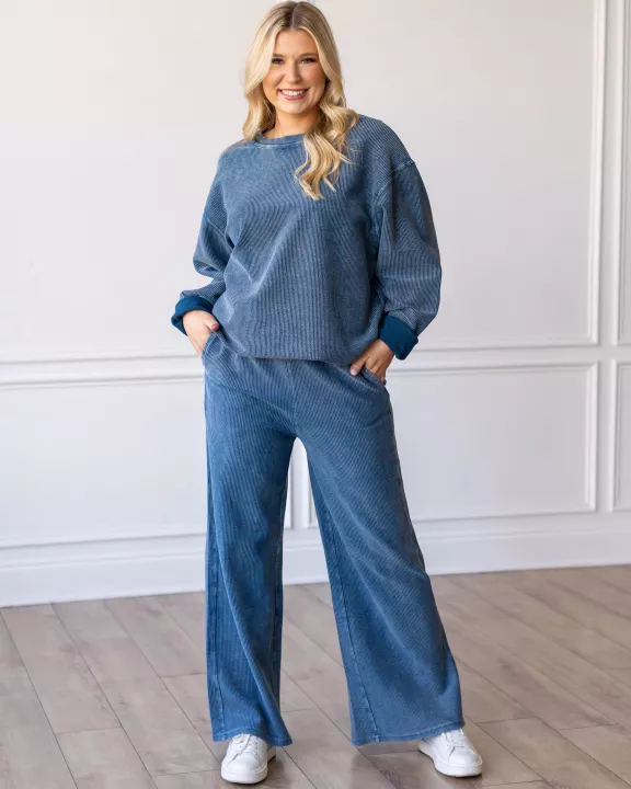 CORDED STRAIGHT LEG PANT