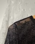 BOW SHEER LAYERING TOP