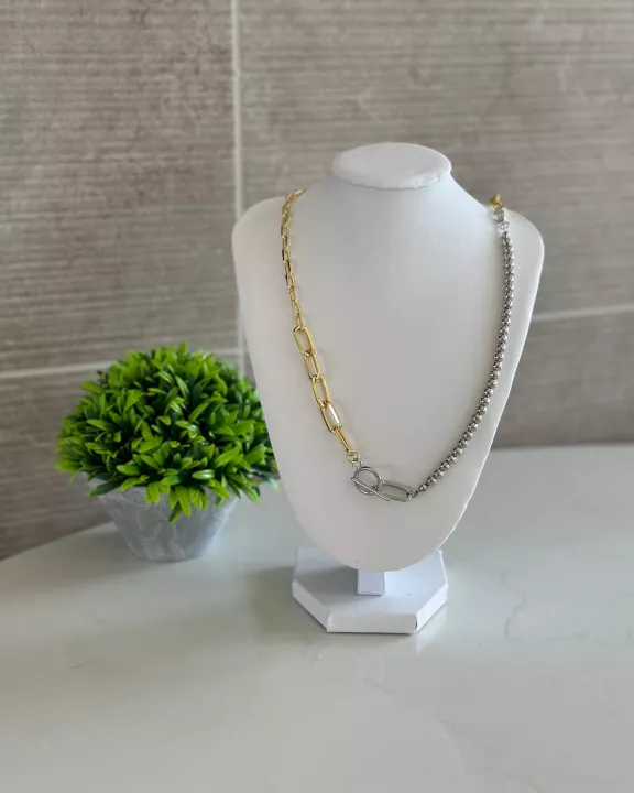 Mixed Toggle Necklace
