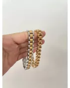 Time Stainless Steel Watch Band Bracelets
