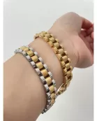 Time Stainless Steel Watch Band Bracelets