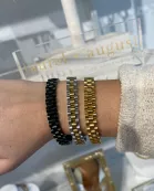 Time Stainless Steel Watch Band Bracelets