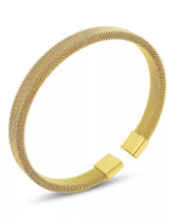 Gabbi 18k Gold Plated Mesh Bracelet
