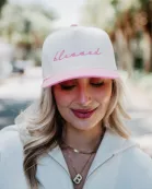 Blessed (Cursive) Wholesale Two-Toned Vintage Hat