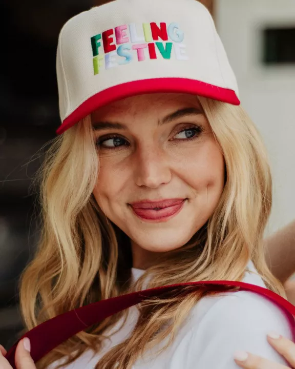 Feeling Festive Wholesale Vintage Trucker Hat