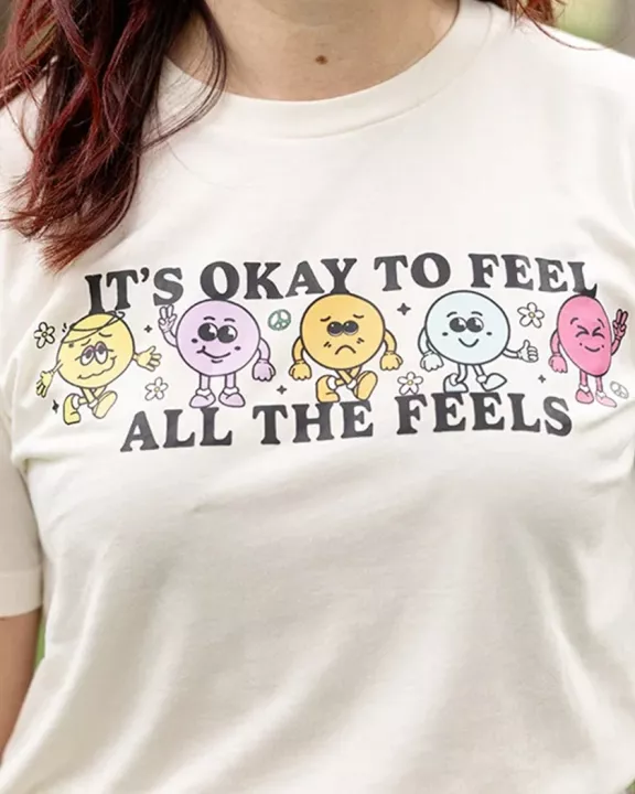It's Okay To Feel All The Feels Graphic Tee