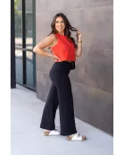 Ready to Ship | The Brooke - Black Wide Leg Full-Length with Pockets - Luxe Leggings by Julia Roseยฎ